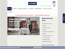 Tablet Screenshot of histor.nl